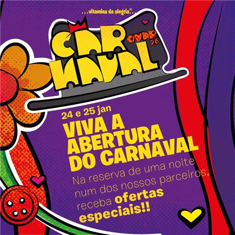 Município de Ovar e alojamentos turísticos lançam pacote turístico para a Abertura do Carnaval