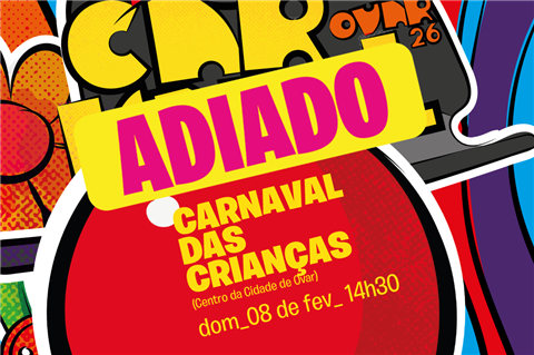 Desfile do Carnaval das Crianças adiado para 31 de maio