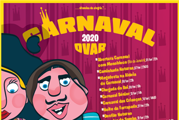 Venha ao Carnaval de Ovar de Comboio